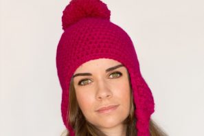Pompom Beanie Crochet Pattern