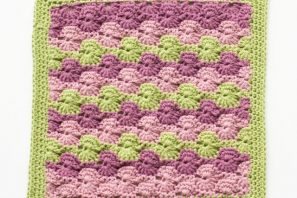 Meadow Afghan Square Crochet Pattern