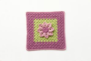 Water Lily Afghan Square Crochet Pattern