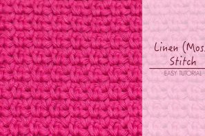 How To: Crochet The Linen (Moss) Stitch