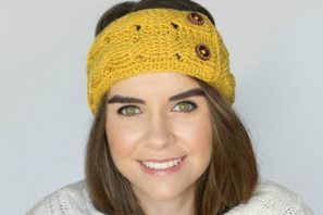 Saffron Cable Headband – Crochet Pattern + Giveaway