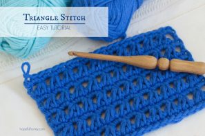 How To: Crochet The Triangle Stitch – Easy Tutorial