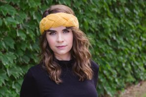 Goldfinch Braided Headband Crochet Pattern